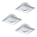 Eglo - SET 3x LED suspended ceiling light PINEDA 1xLED/6W/230V