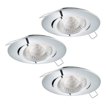 Eglo - SET 3x LED suspended ceiling light TEDO 3xGU10-LED/5W/230V