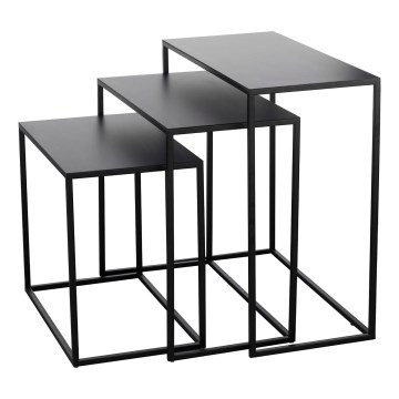 Eglo - SET 3x Side table black