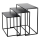 Eglo - SET 3x Side table black