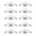 Eglo - Set of 10 LED recessed downlights, 4.9 W, 230 V, selectable warm-to-cool white (2700/4000/6500 K), Ø 9 cm, white
