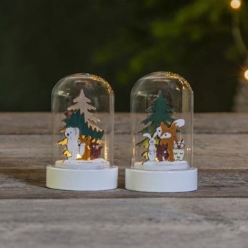 Eglo - Set of 2 LED Christmas decorations LED/0.03W/1xCR2032