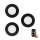 Eglo - Set of 3 Dimmable LED Bathroom Lights FUEVA-Z LED/2.8W/230V IP44 Ø 8.5 cm
