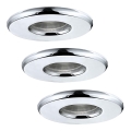 Eglo - Set of 3 IGOA LED bathroom lights LED/3,3W/230V IP44
