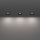 Eglo - Set of 3 LED Bathroom Recessed Downlights, LED/4.9W/230V, 2700/4000/6500K, Ø 8.8 cm, IP65, Black