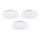 Eglo - Set of 3 LED recessed downlights FUEVA-RW 1xLED/2.8W/230V Ø 8.5 cm