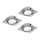 Eglo - Set of 3 LED recessed downlights PINEDA LED/4.9W/230V