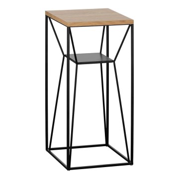 Eglo - Side table 65,5x30,5 cm black/brown