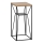 Eglo - Side table 65,5x30,5 cm black/brown