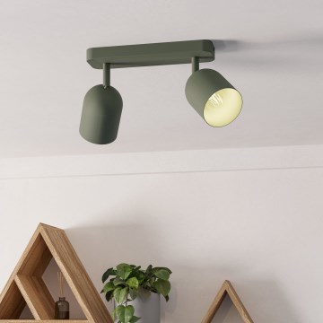 Eglo - Spotlight 2xE14/40W/230V, Green