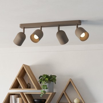 Eglo - Spotlight 4xE14/40W/230V beige