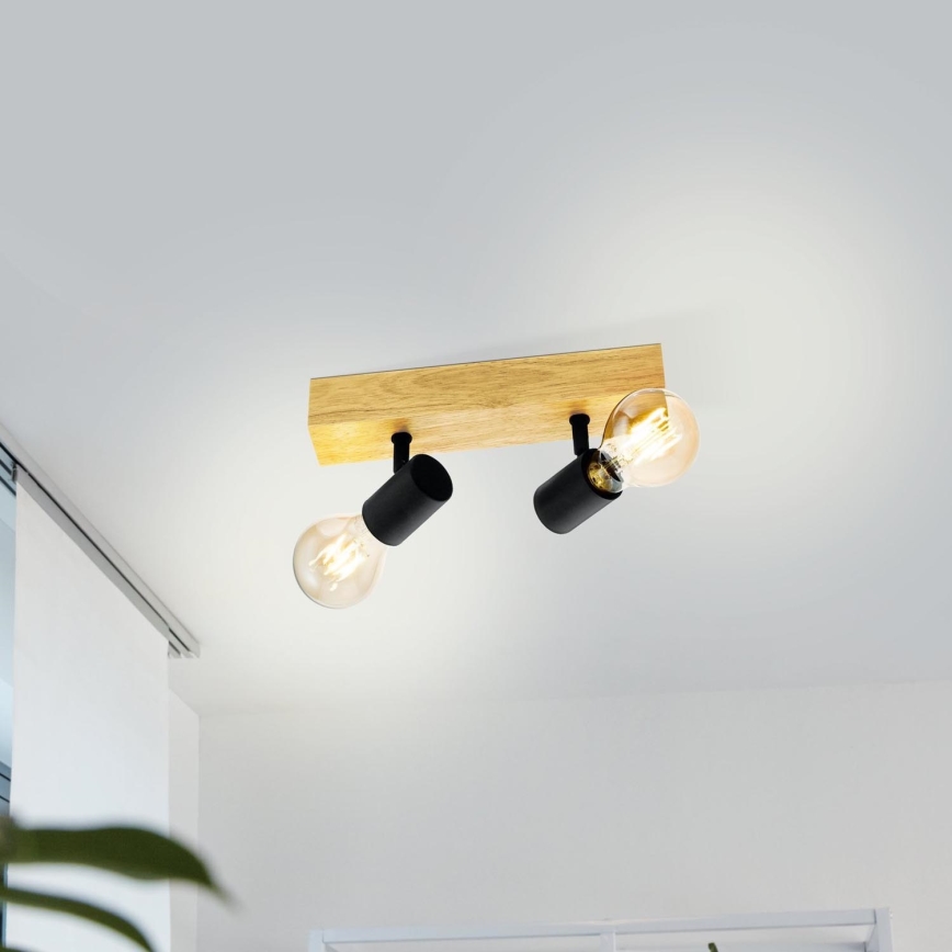 Eglo - Spotlight TOWNSHEND 2xE27/60W/230V - FSC certified