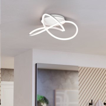 Eglo Stars of Light - Dimmable LED Ceiling Light LED/40W/230V 2200-6500K dia. 83 cm white + remote control