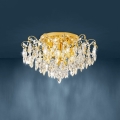 Eglo - Surface-mounted chandelier 6xE14/25W/230V golden