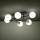 Eglo - Surface-mounted chandelier 6xE14/40W/230V gold/black