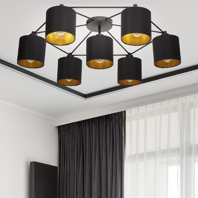 Eglo - Surface-mounted chandelier 7xE27/40W/230V