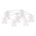 Eglo - Surface-mounted chandelier 7xE27/40W/230V white