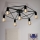 Eglo - Surface-mounted chandelier 7xE27/60W/230V black