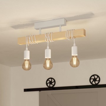 Eglo - Surface-mounted chandelier TOWNSHEND 3xE27/60W/230V