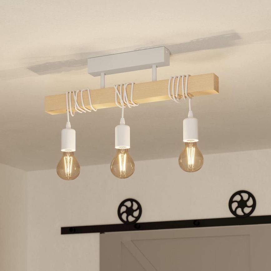 Eglo - Surface-mounted chandelier TOWNSHEND 3xE27/60W/230V