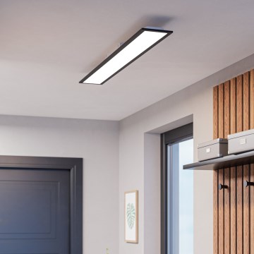 Eglo - Surface-mounted LED panel 28W/230V 2700/4000/6500K 120x15 cm black