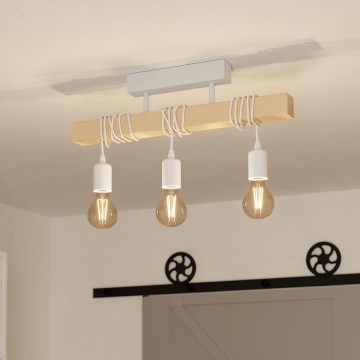 Eglo - TOWNSHEND Flush-Mount Chandelier 3xE27/60W/230V