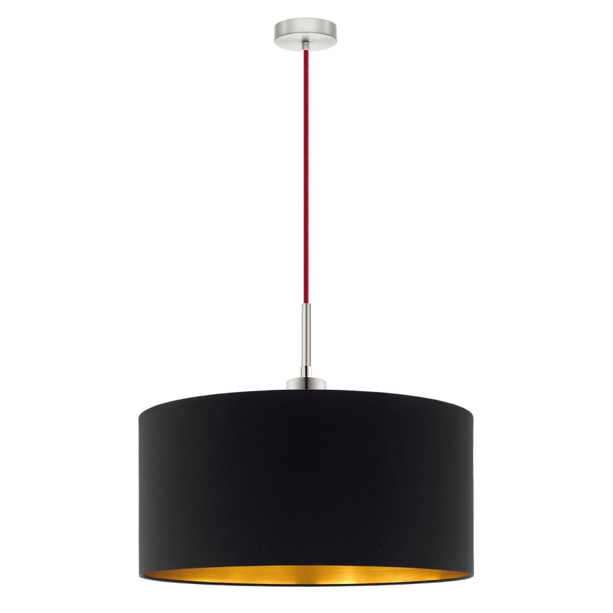 Eglo - TUNJA LED cable pendant 1xE27/60W/230V black