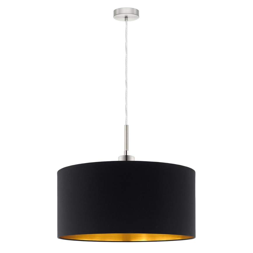 Eglo - TUNJA LED cable pendant light 1xE27/60W/230V, Black