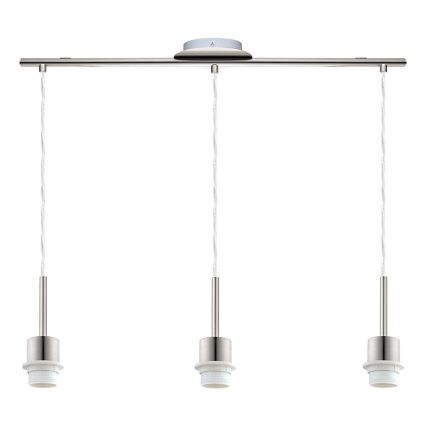 Eglo - TUNJA LED pendant on cable, 3 x E27 (max. 60 W), 230 V, cream