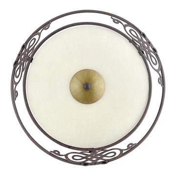 Eglo - Wall / ceiling light 1x E27/60W antique brown / golden