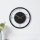 Eglo - Wall clock 1xAA d. 40 cm black/gold