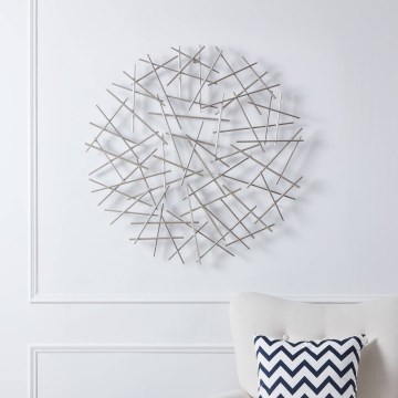 Eglo -  Wall decoration d. 81 cm matte chrome