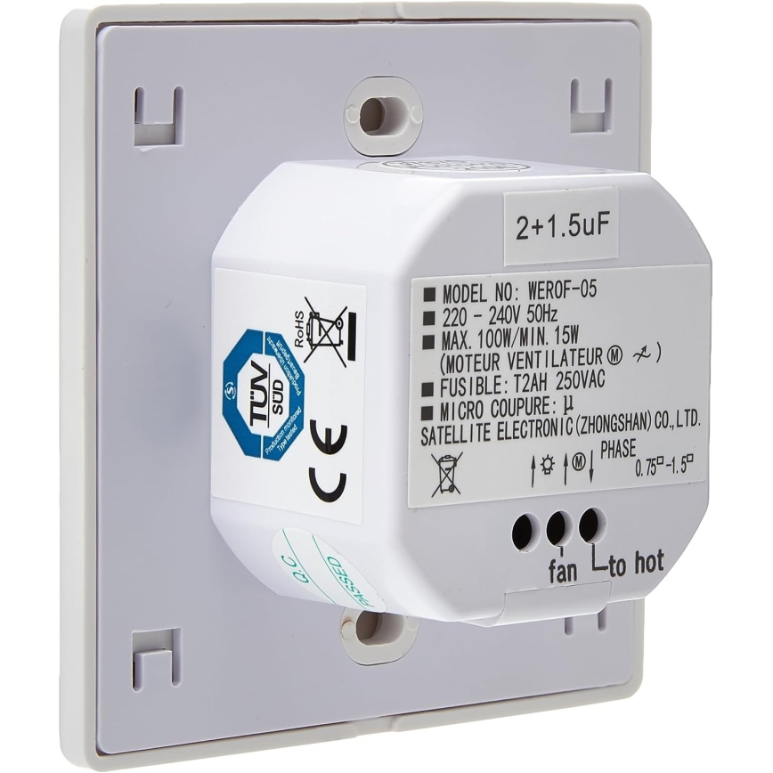 Eglo - Wall fan controller 100W/230V