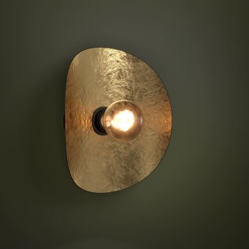 Eglo - Wall light 1xE27/40W/230V black/gold