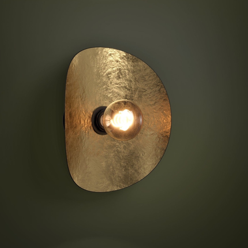 Eglo - Wall light 1xE27/40W/230V black/gold