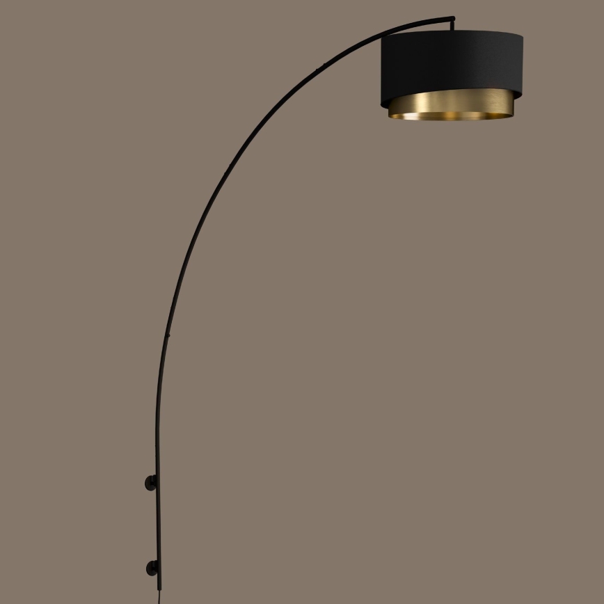 Eglo - Wall light 1xE27/40W/230V black/gold