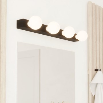 Eglo - Wall light 4xE27/40W/230V black