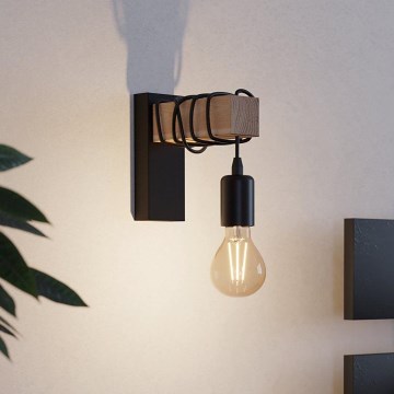 Eglo - Wall light TOWNSHEND 1xE27/10W/230V - FSC certified