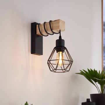 Eglo - Wall light TOWNSHEND 1xE27/60W/230V - FSC certified