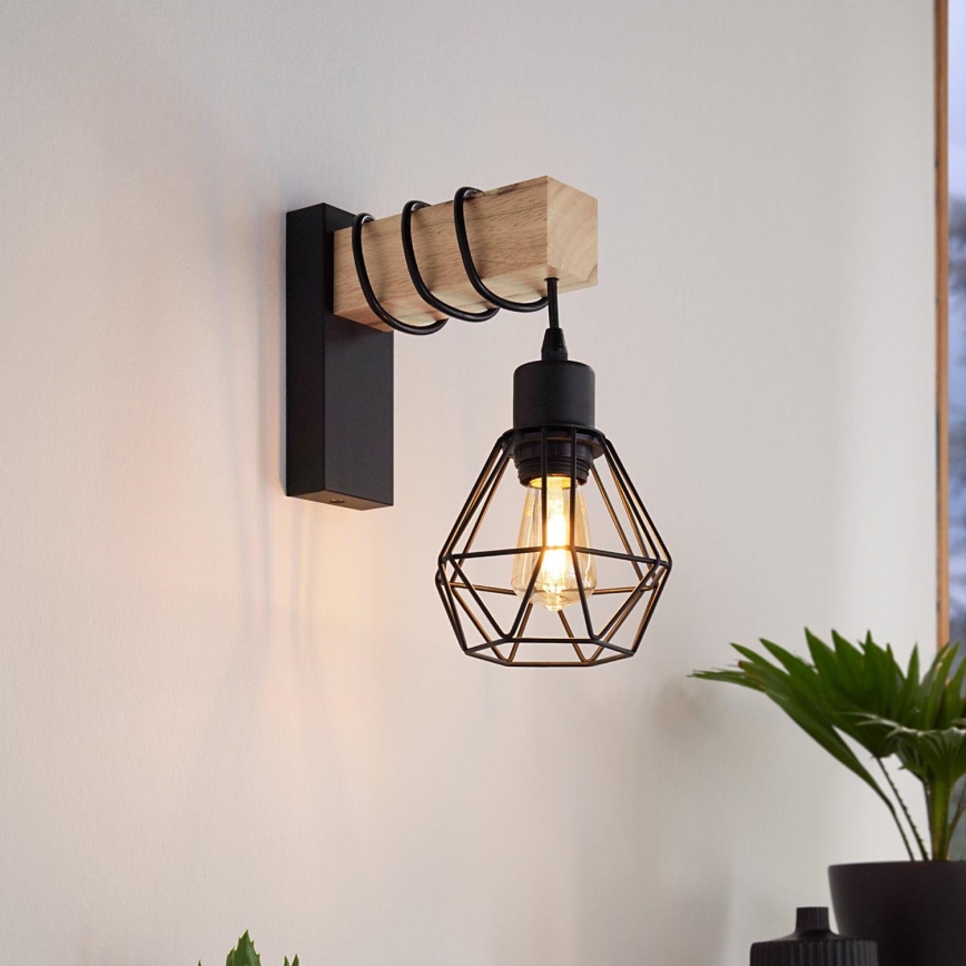Eglo - Wall light TOWNSHEND 1xE27/60W/230V - FSC certified