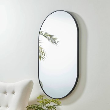 Eglo - Wall mirror 100x60 cm black