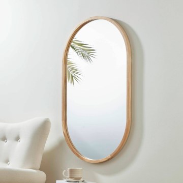 Eglo - Wall mirror 100x60 cm brown