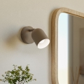 Eglo - Wall-mounted spotlight 1xE14/40W/230V beige