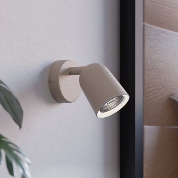 Eglo - Wall-mounted spotlight 1xGU10/5W/230V beige