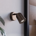 Eglo - Wall-mounted spotlight 1xGU10/5W/230V bronze