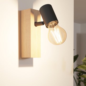 Eglo - Wall spotlight TOWNSHEND 1xE27/10W/230V - FSC certified