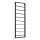 Eglo - Wall wine rack 120x42 cm black