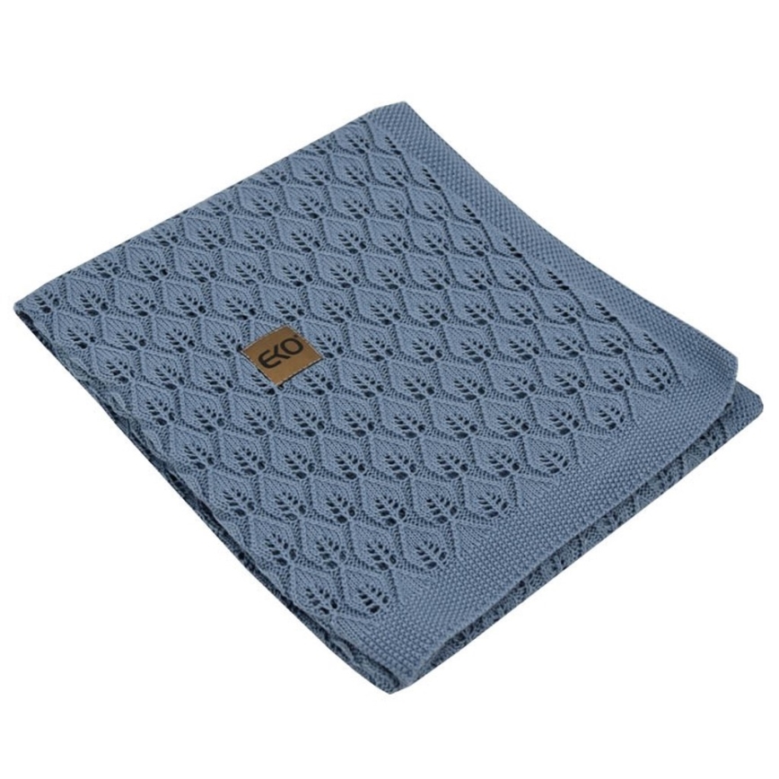 EKO - Bamboo blanket ROSE 80x100 cm blue
