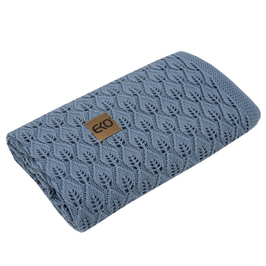 EKO - Bamboo blanket ROSE 80x100 cm blue