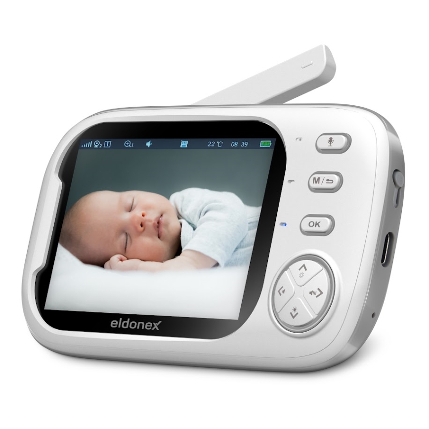 ELDONEX EBM-1010-WH - Baby monitor 5V/2000 mAh
